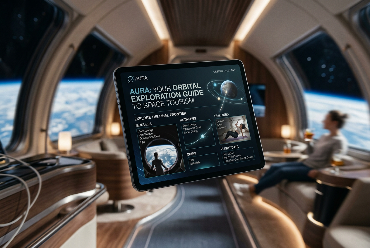 Free Space Tourism Insider Starter Pack on tablet